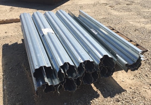 A bunch of Column Repair Sleeves, provided by Anthem Built, a Post-Frame Construction Supply Company in Champaign IL