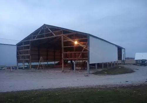 Ongoing Post-Frame Construction in Springfield IL