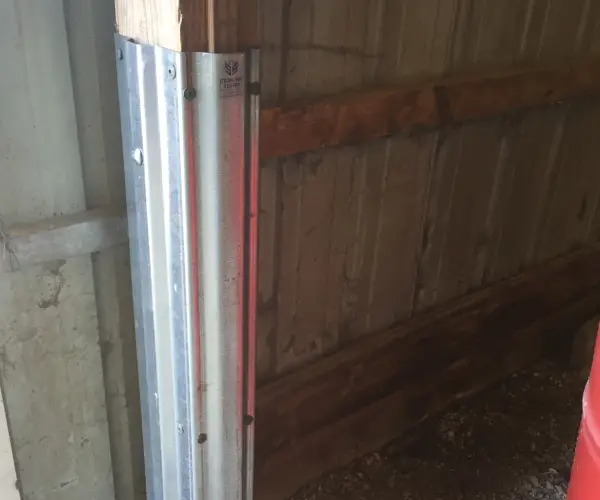 A column fixed by Anthem Built’s column repair services